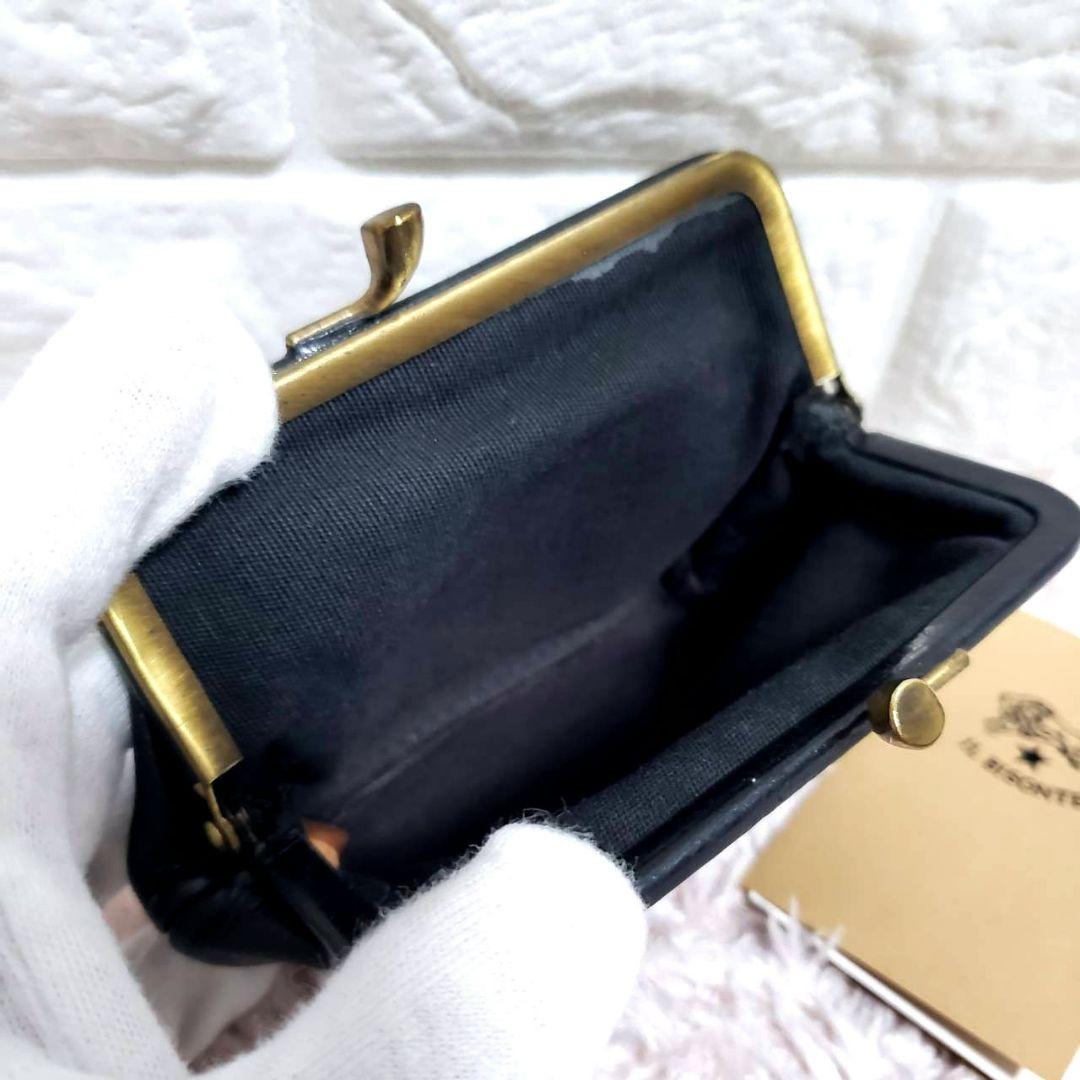 イルビゾンテ 山口一郎 コラボ 美品 がま口 ケース 小銭 財布 レザー