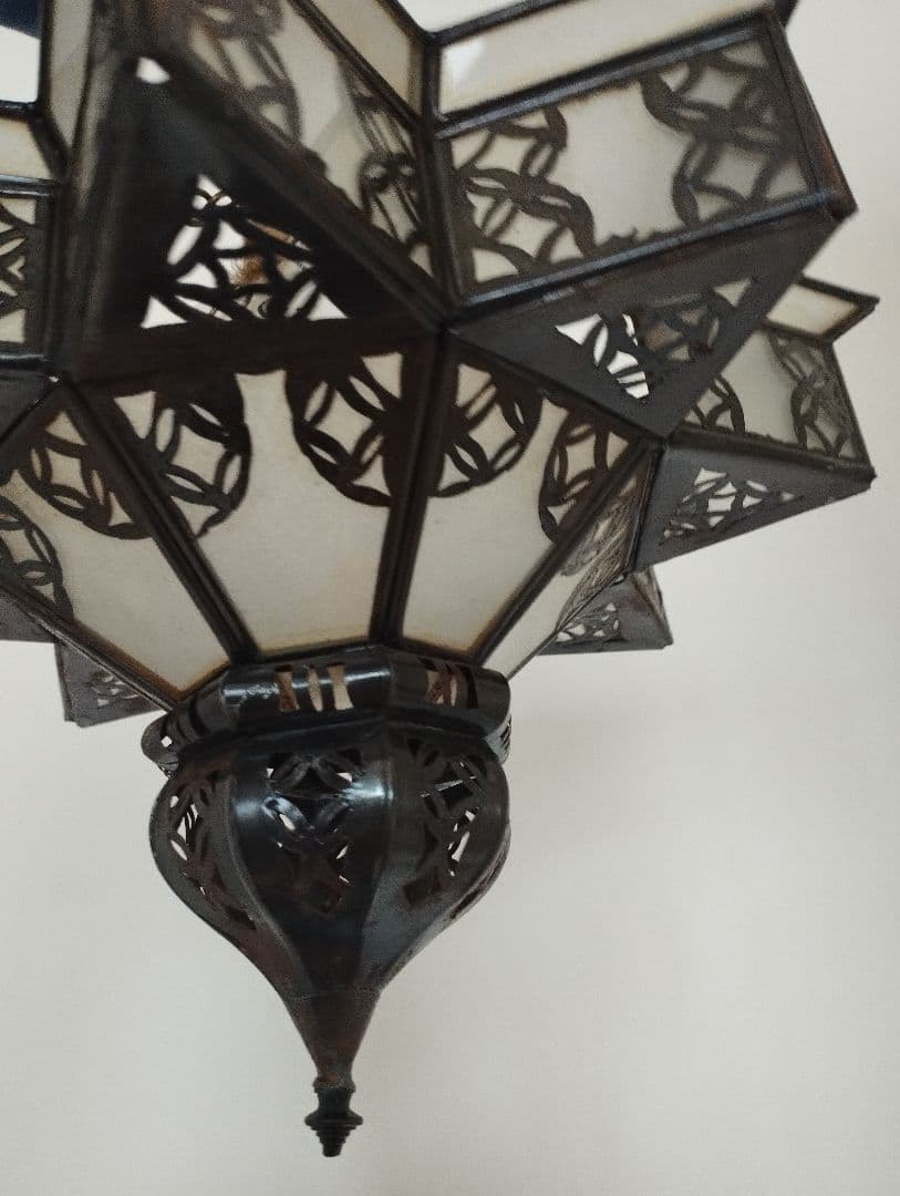 ビンテージ　モロカンランプ　アイアンランプ