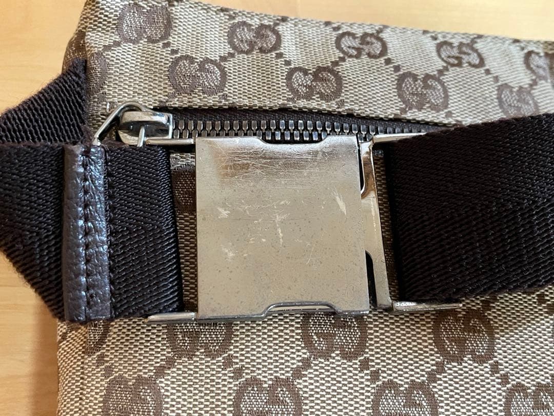 グッチ GGキャンバス ウエスト ボディバッグ