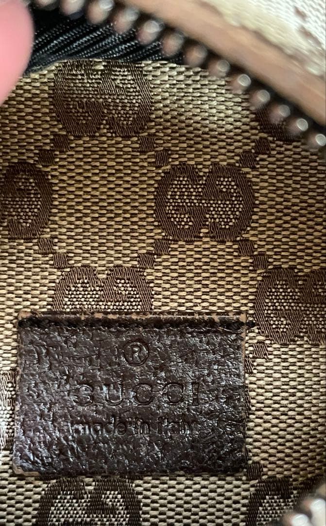 グッチ GGキャンバス ウエスト ボディバッグ