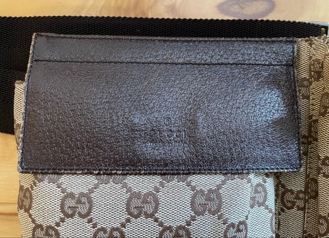 グッチ GGキャンバス ウエスト ボディバッグ