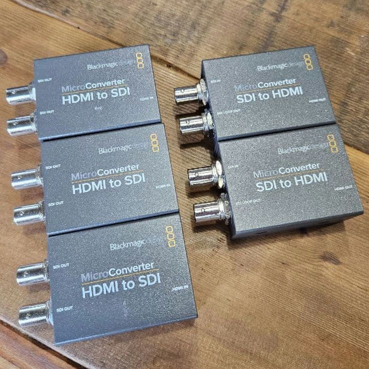 Blackmagic Design Micro Converter 電源付 5個
