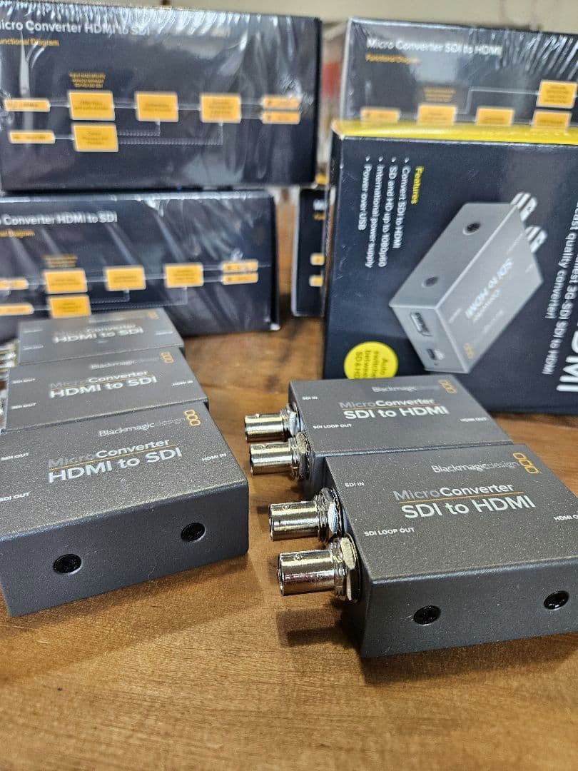 Blackmagic Design Micro Converter 電源付 5個