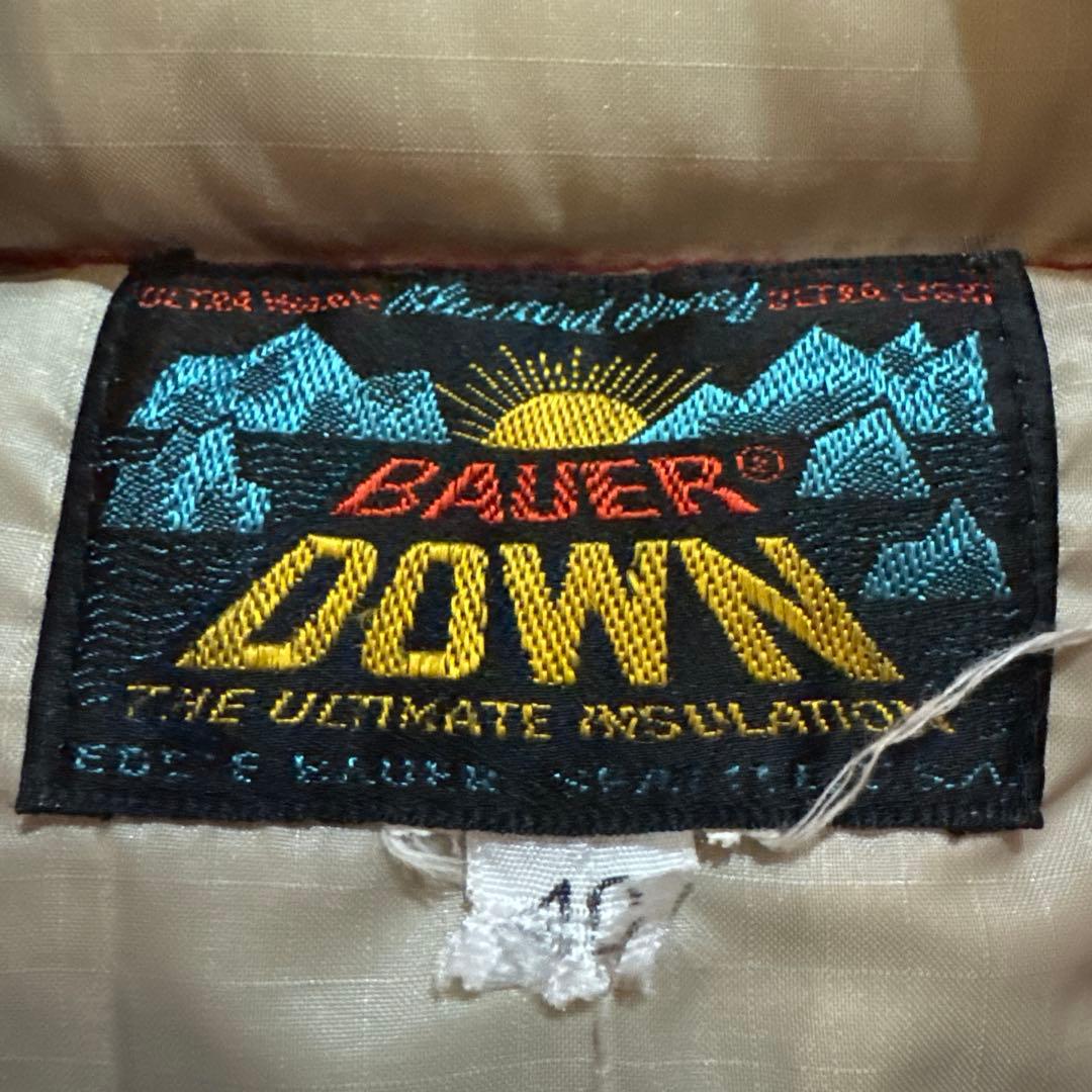 60s VINTAGE EDDIE BAUER ダウンベスト 日の出 40