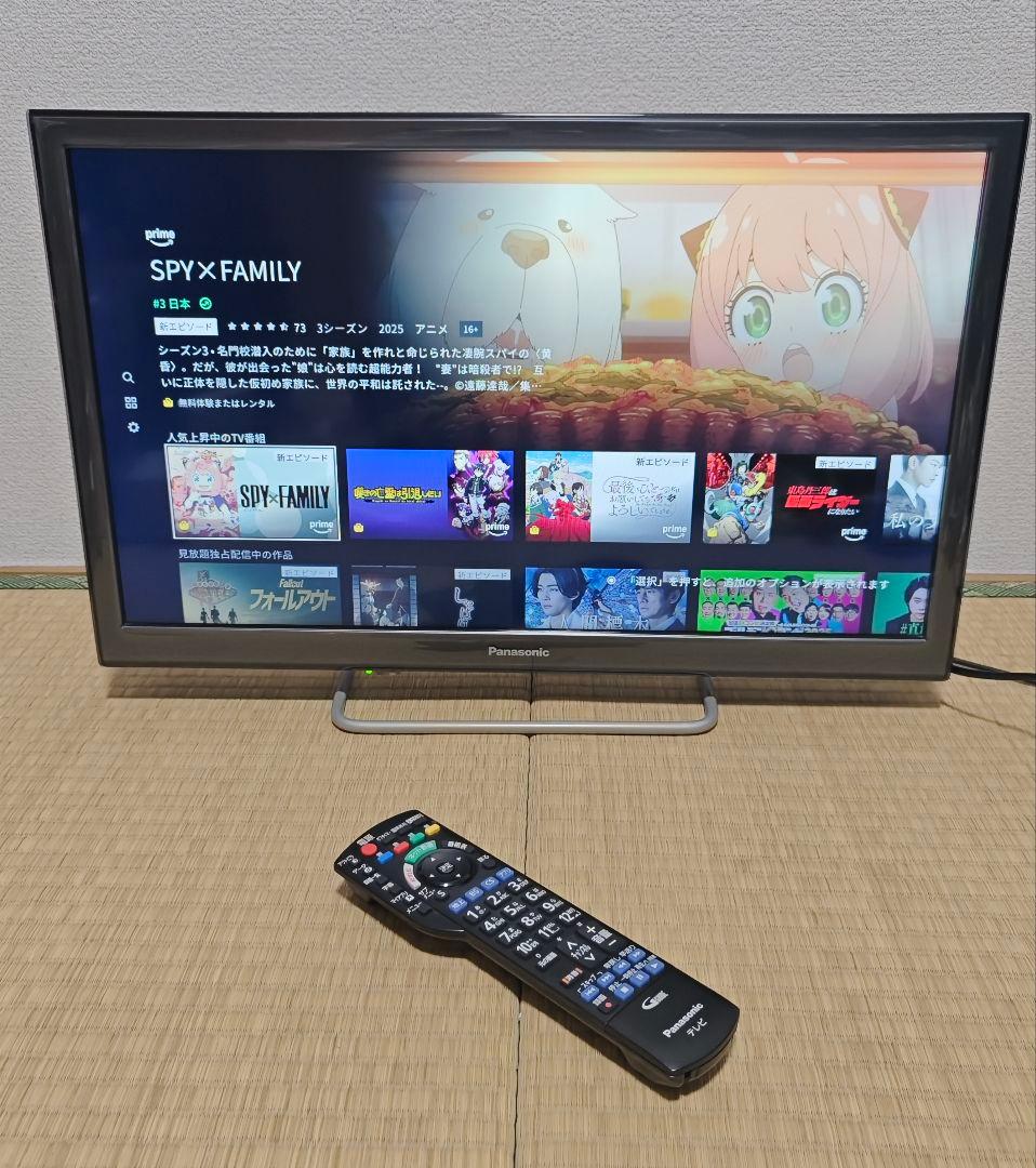 スマートテレビ Panasonic 24型　動画アプリ／地上波 2019年