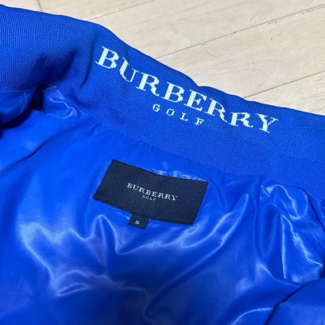 BURBERRY GOLF フード付きジャケット Sサイズ　ダウン　ブルー