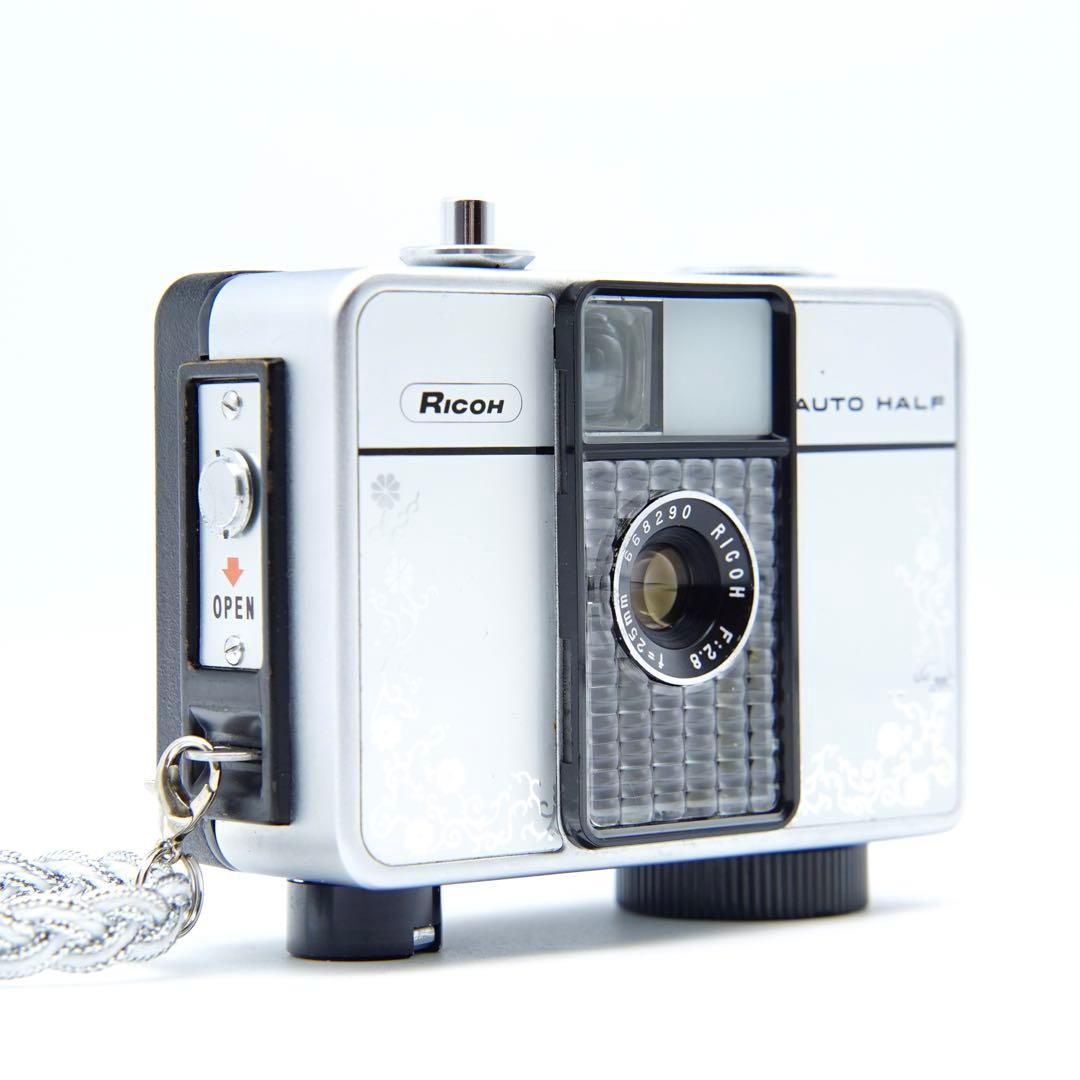 【動作確認・清掃済み＊試写あり】花柄＊リコーオートハーフE