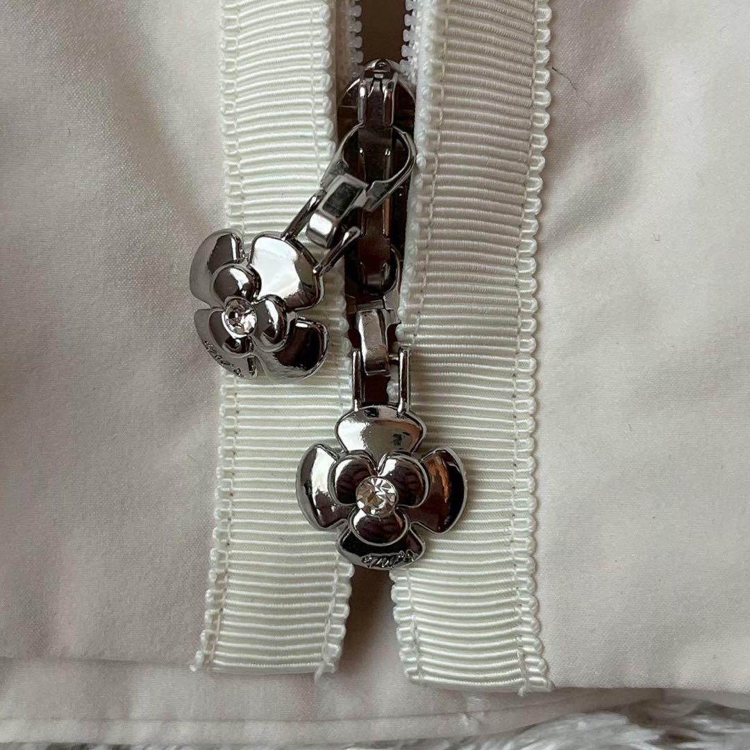 【新品未使用】エムズグレイシー カメリアジップナイロンジャケット24年モデル