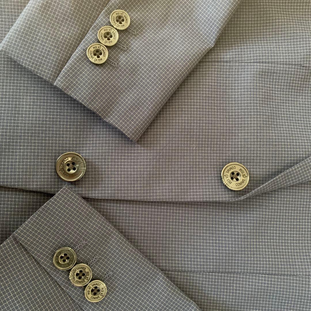 ネイビー チェック柄 スーツ