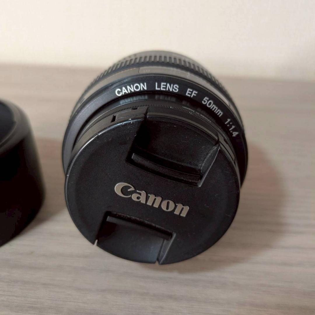 t*o様 【完動品】Canon EF 50mm F1.4 USM 純正フード＆フ