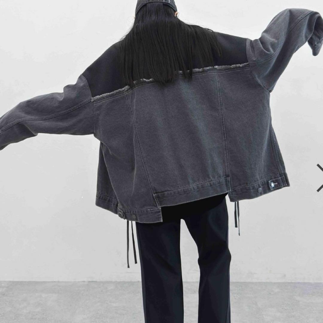 新品⭐︎niko and ニコアンド　Gジャン　チャコールグレー　フリーサイズ