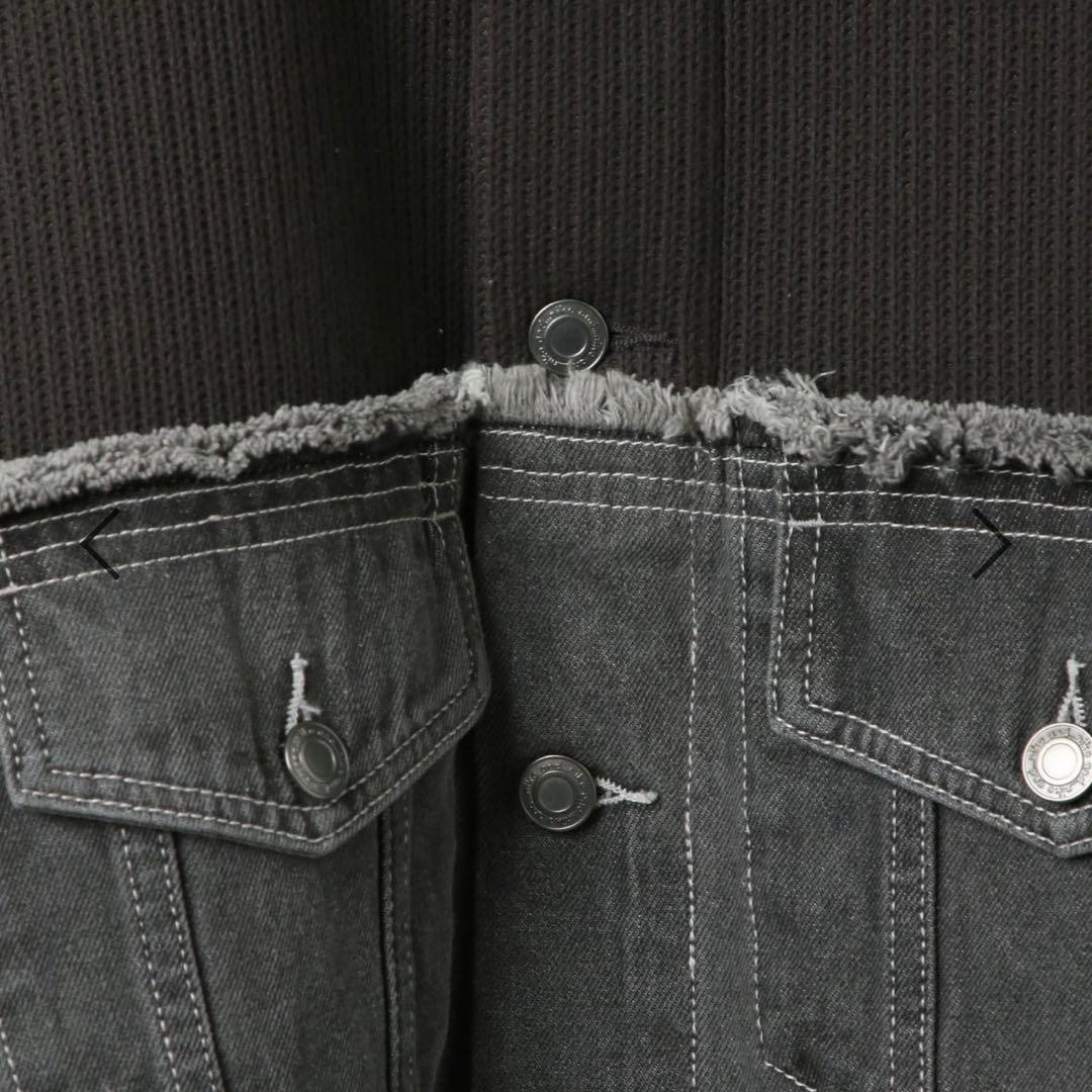 新品⭐︎niko and ニコアンド　Gジャン　チャコールグレー　フリーサイズ