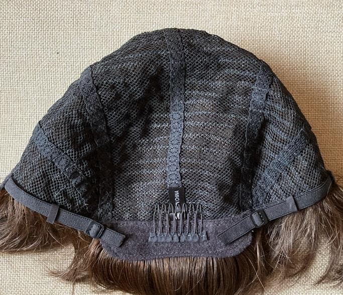 ふーちゃん　坂巻哲也　人毛MIX「ショート」　ダークブラウン