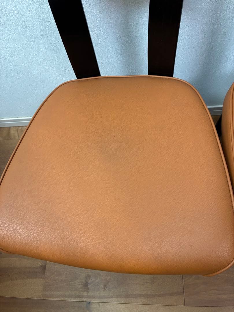 【美品】カリモク　ダイニング　ハイバックチェア　椅子　2脚セット①