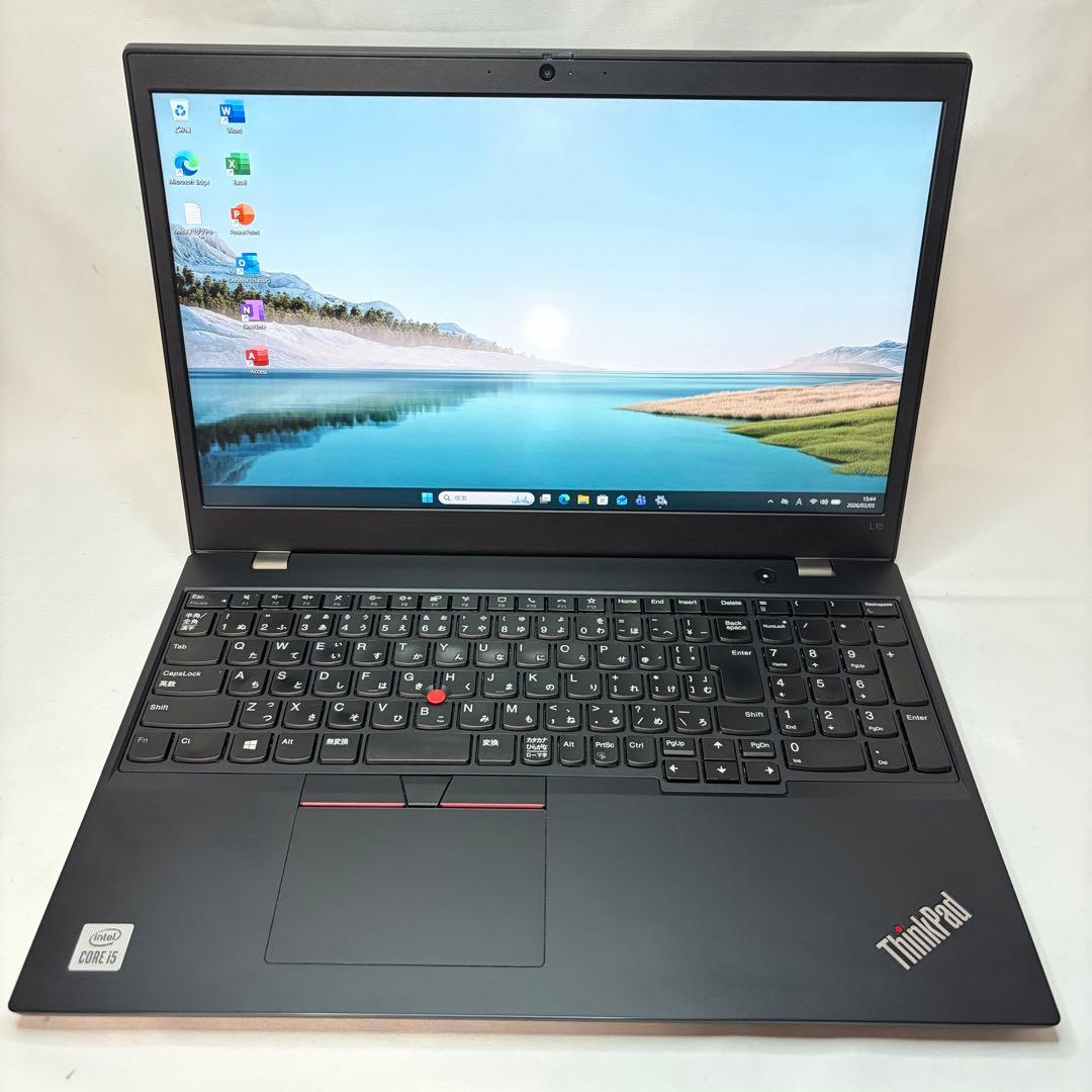 美品 ThinkPad L15 Core i5 8GB 256GB フルHD