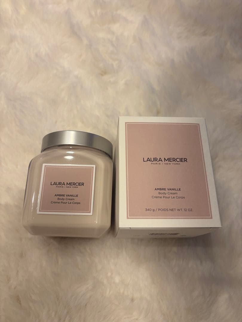 LAURA MERCIER アーモンドバニラ ボディクリーム 340g