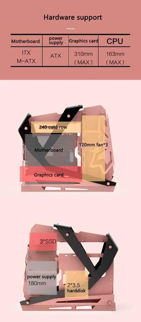 PCケース(自作PC用) ZEAGINAL ZC-09