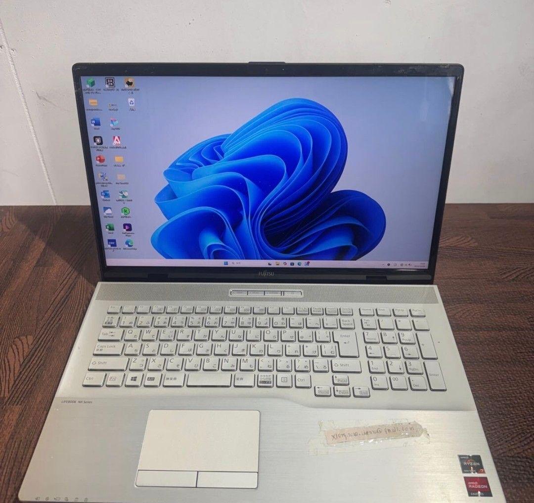 富士通 大画面ノートPC Ryzen7 5700u