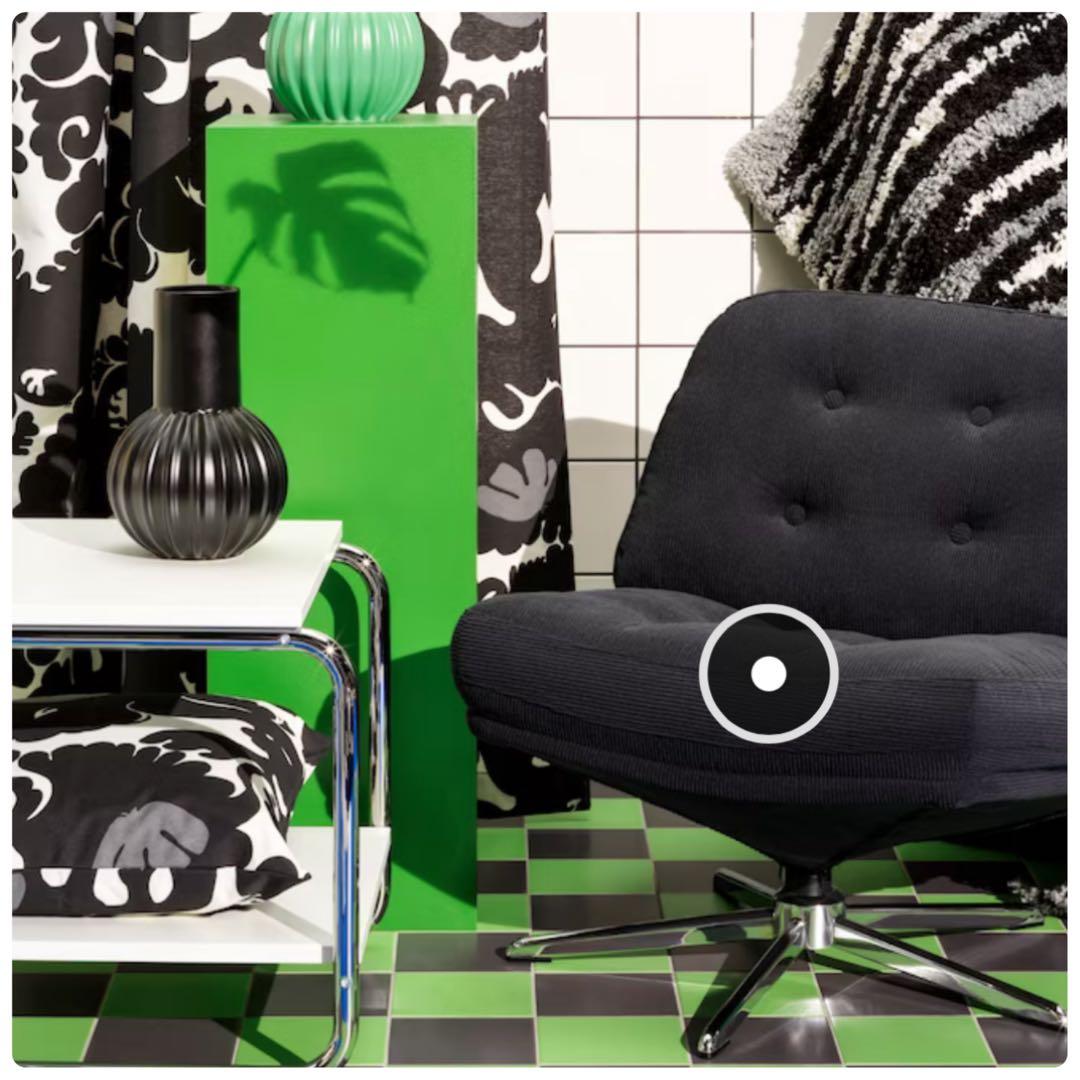 新品▲△▲未開封 イケア ディヴリンゲ 椅子 ソファ 回転パーソナルチェア