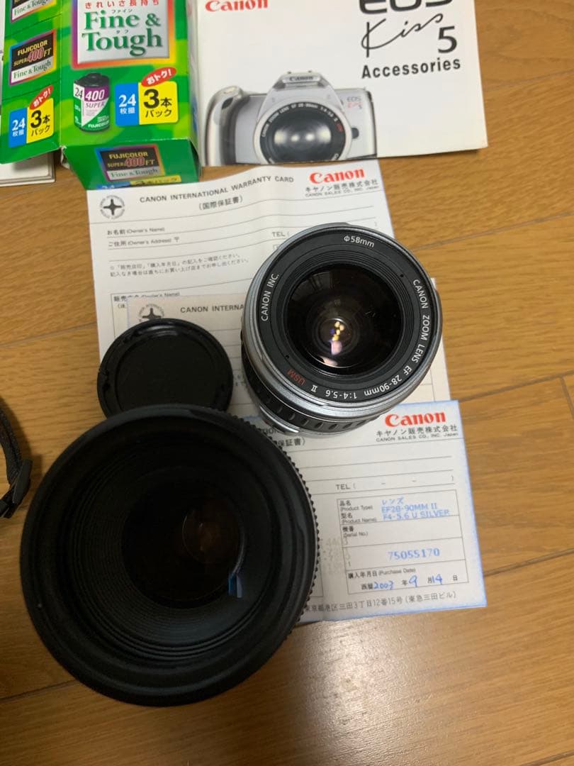 Canon 一眼レフEOS KISS 5 フィルム【ジャンク品】