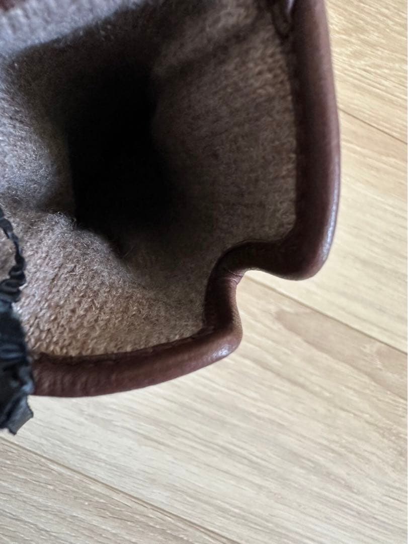 新品未使用 CELINE ブラウン ラムレザー　グローブ ブラウン 6.5インチ