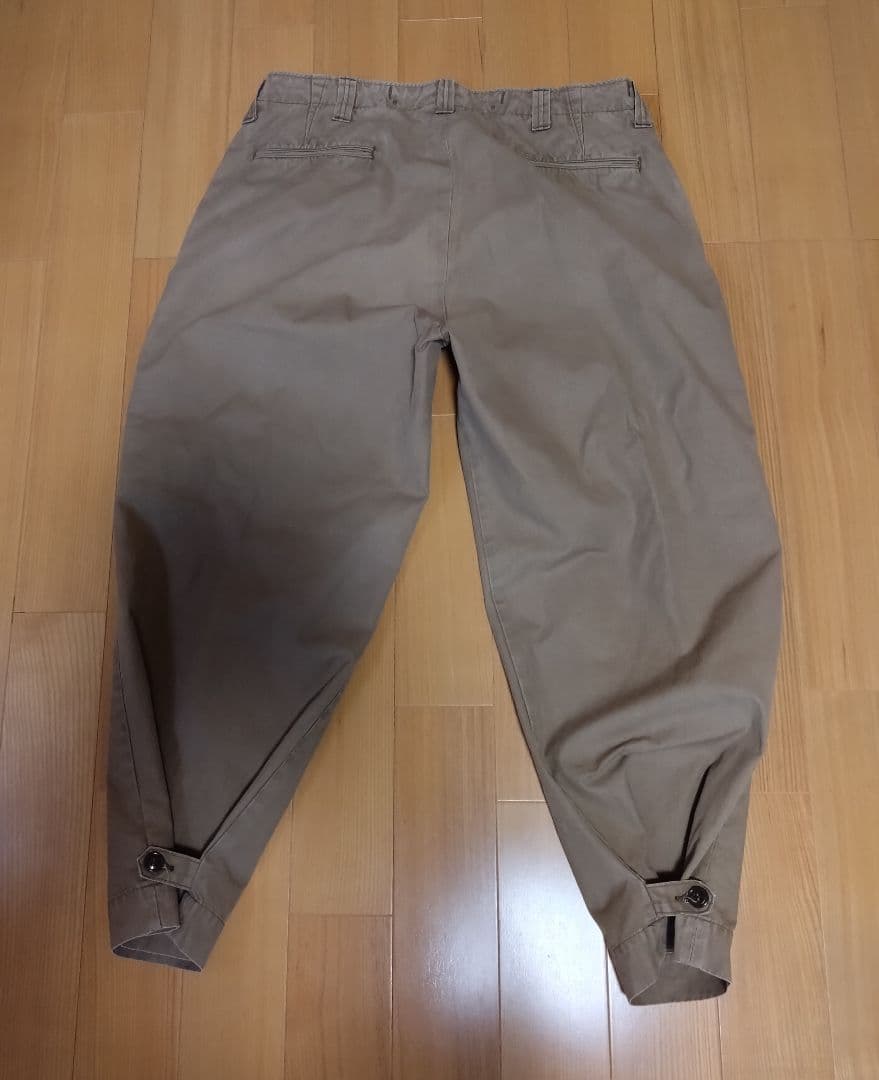 ウエアハウス w36 lot1205 ミリタリーパンツ 両玉縁 硫化染めコットン