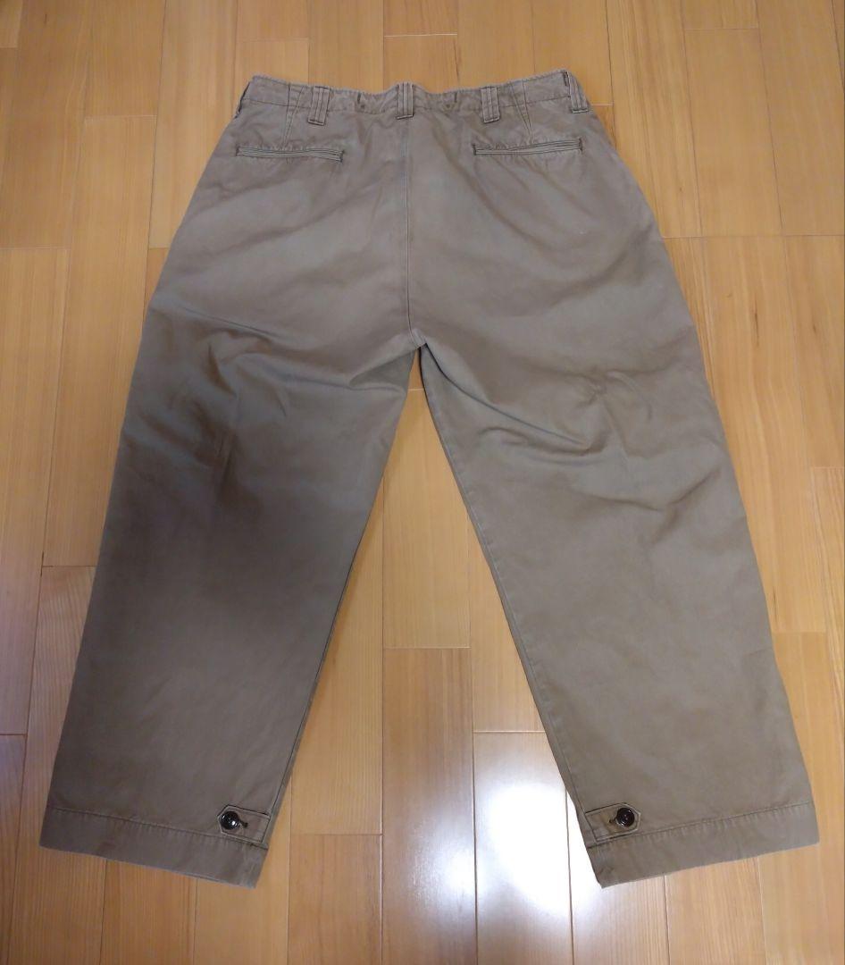 ウエアハウス w36 lot1205 ミリタリーパンツ 両玉縁 硫化染めコットン