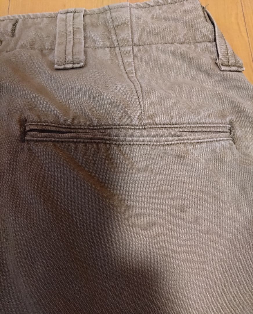 ウエアハウス w36 lot1205 ミリタリーパンツ 両玉縁 硫化染めコットン