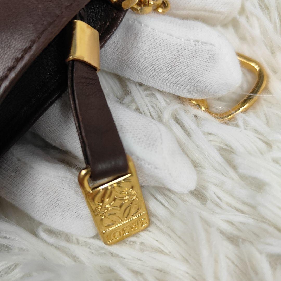 本日限定価格　LOEWE　ケース キーリング付き アナグラム ナッパレザー