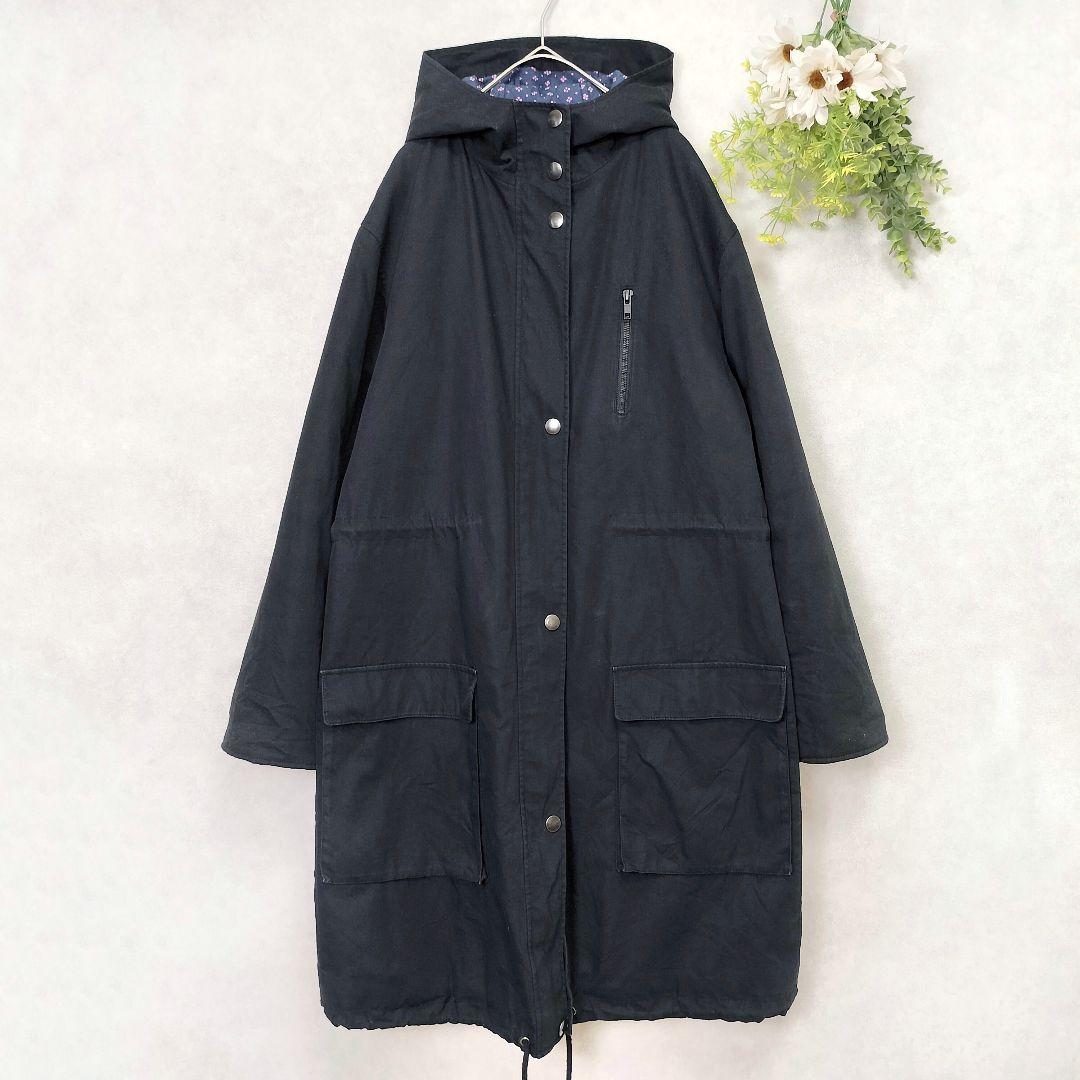 マリメッコ 2way モッズコートキルティング 総柄 花柄 ウォシャブル