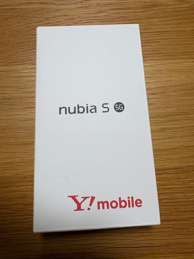 【新品未使用】　nubia S 5G Y!mobile 『ブラック』SIMフリー