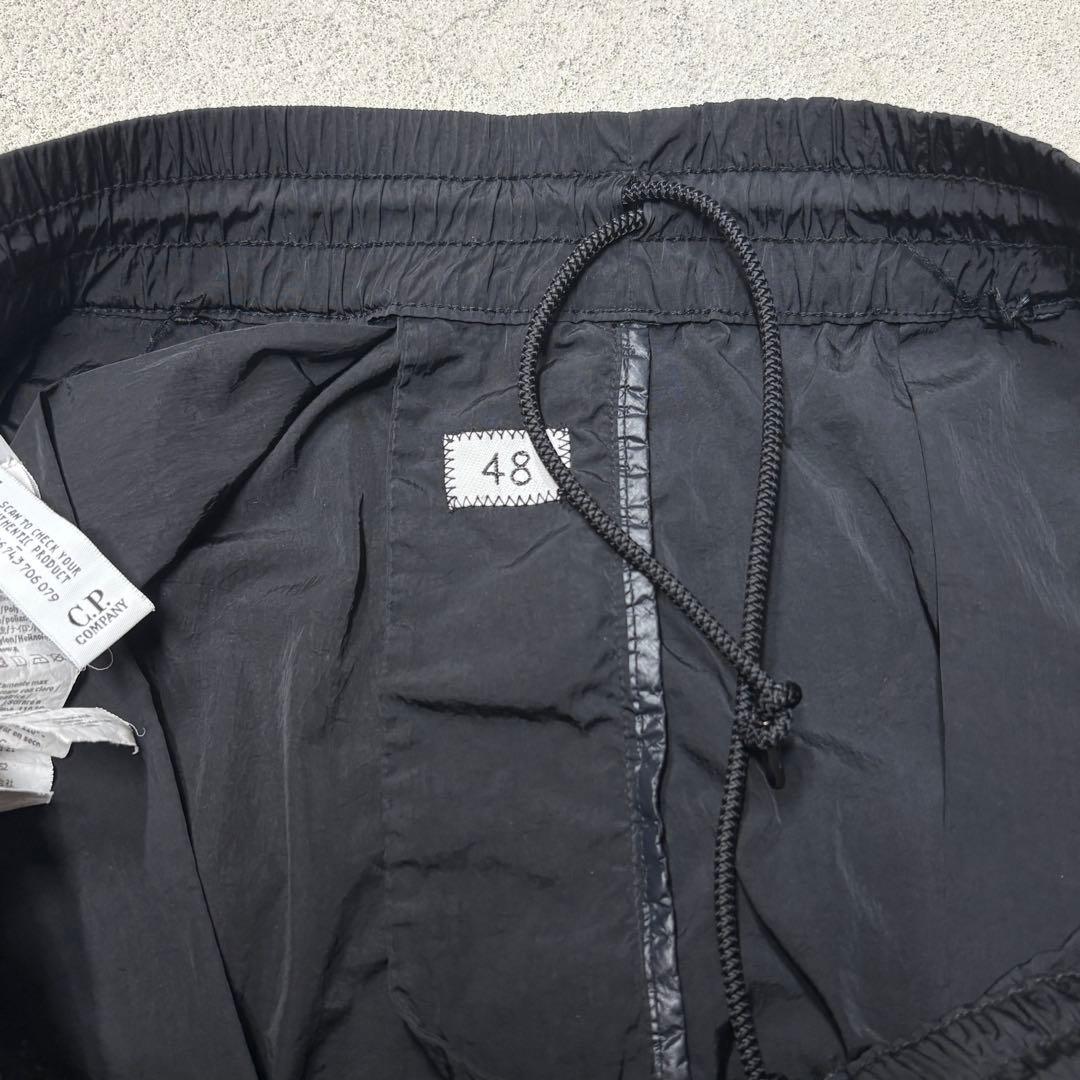 C.P.company ショーツ カーゴパンツ ナイロン 黒 48 ゴーグル