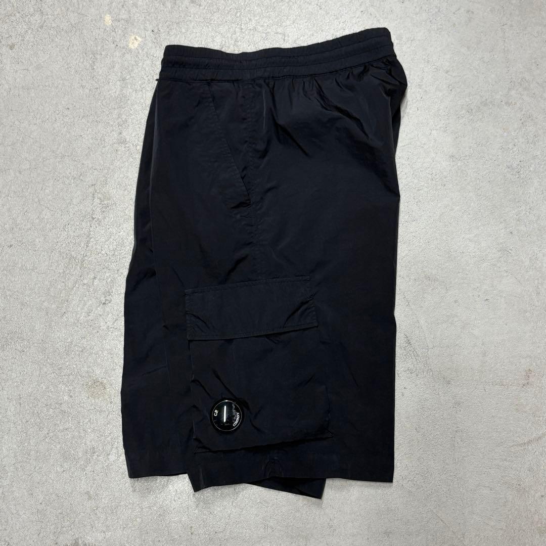 C.P.company ショーツ カーゴパンツ ナイロン 黒 48 ゴーグル