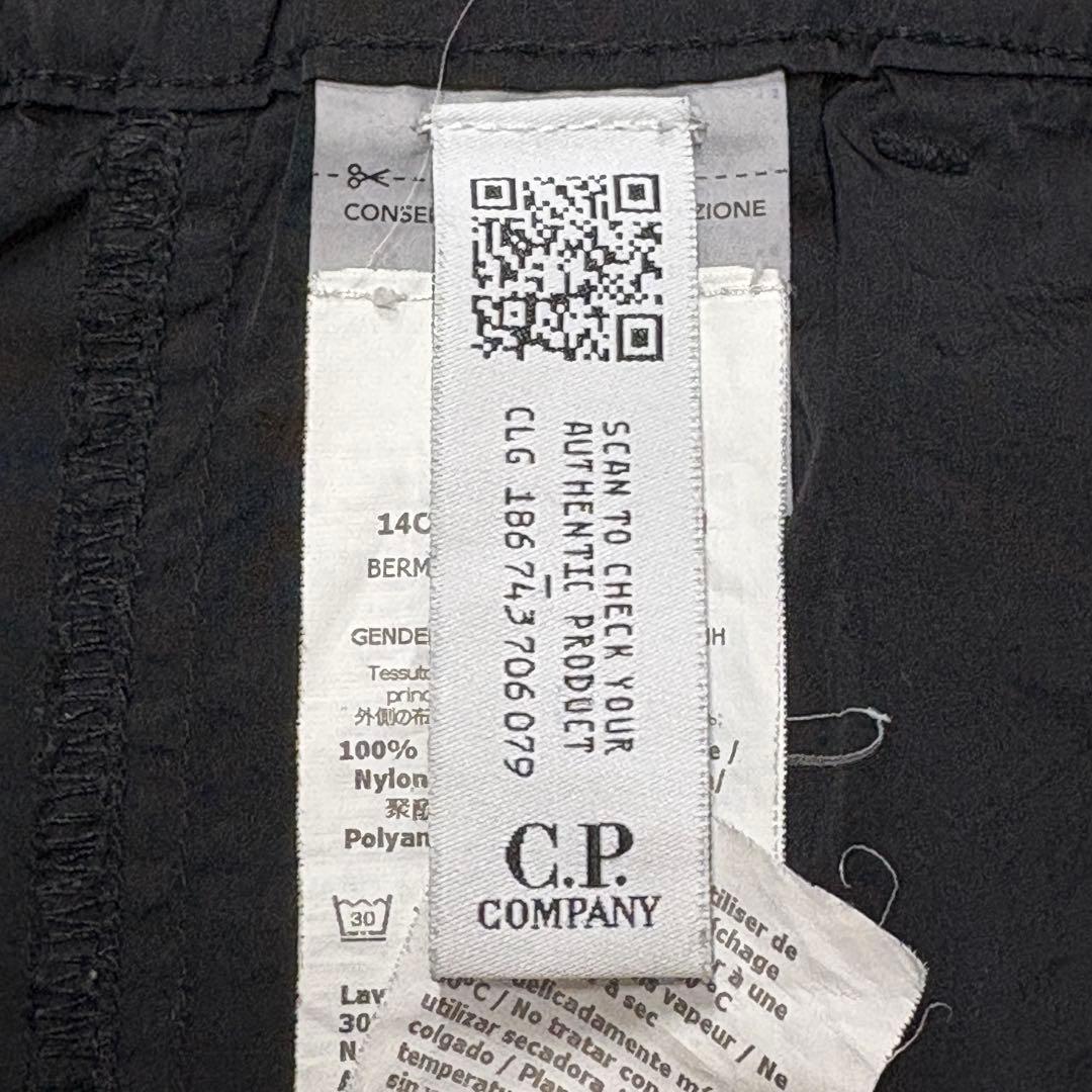 C.P.company ショーツ カーゴパンツ ナイロン 黒 48 ゴーグル