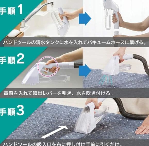 RNS-300 リンサークリーナーと専用洗浄液3pcs