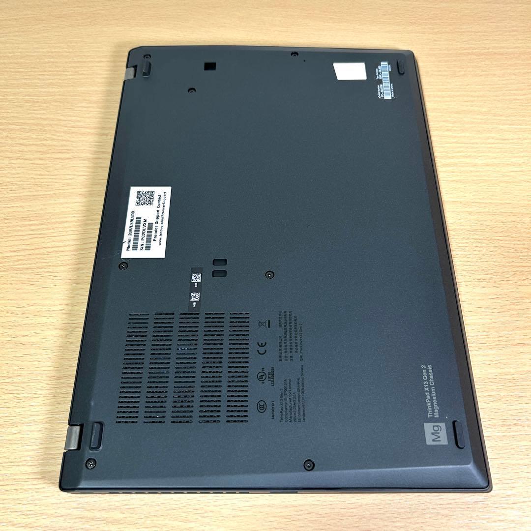 Windowsノート本体 Lenovo ThinkPad X13 Gen2 i7 512GB 16GB