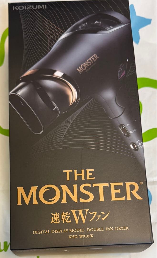 値下げ新品KOIZUMI THE MONSTER W910速乾Wファン送料込み