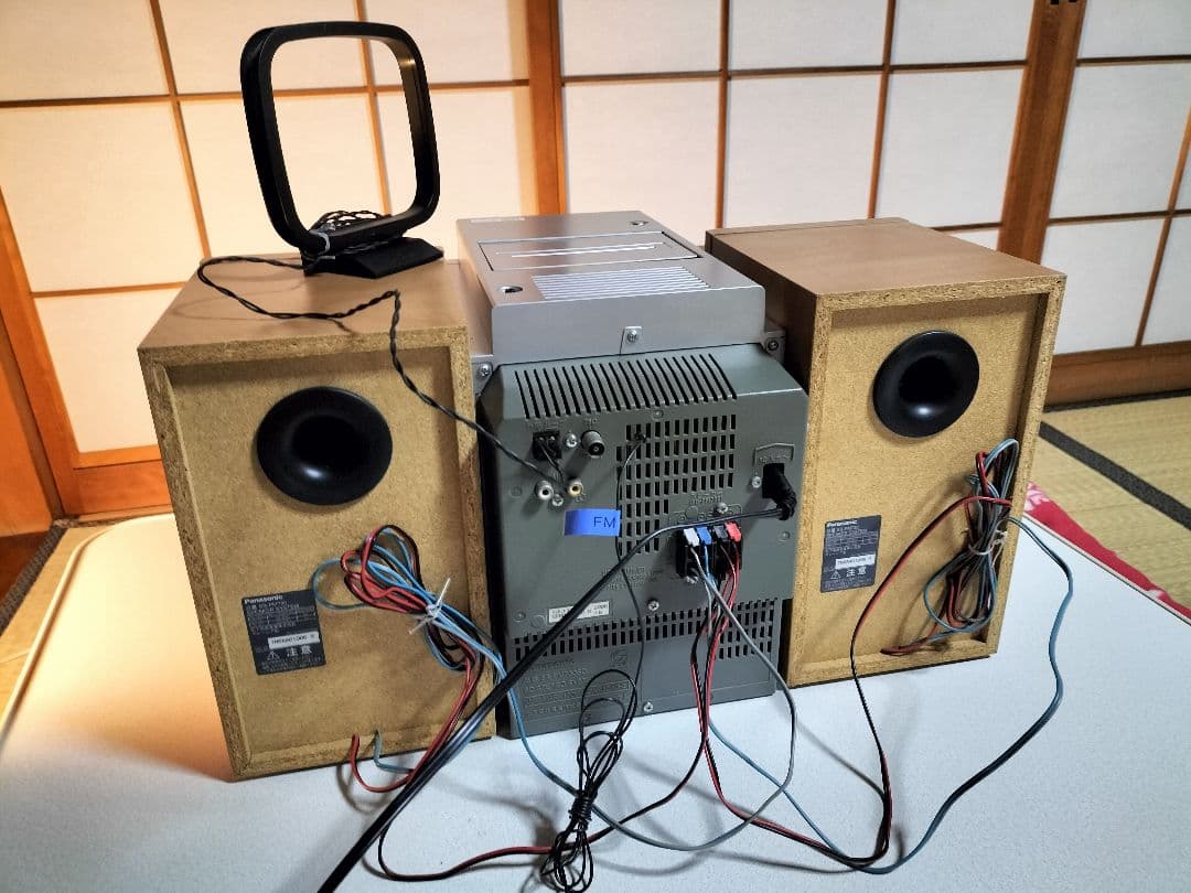 panasonicミニコンポSA-PM730SD リモコン取扱い説明書付き