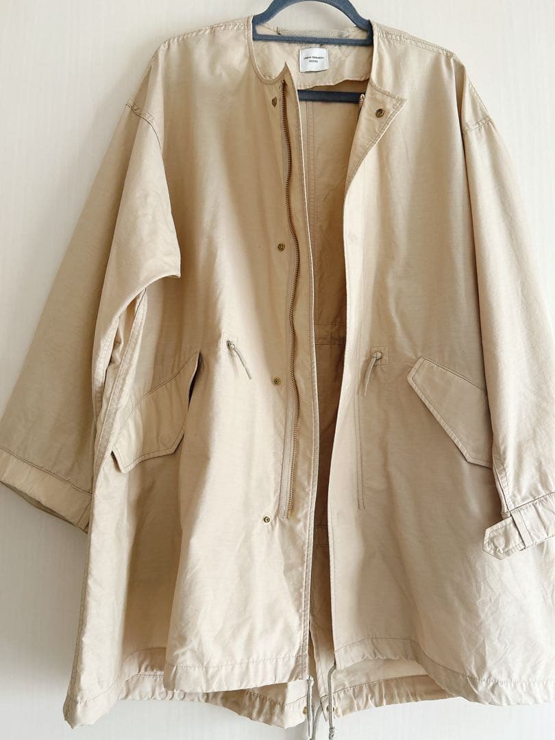 【mk】URBAN RESEARCH DOORS ノーカラーモッズコート