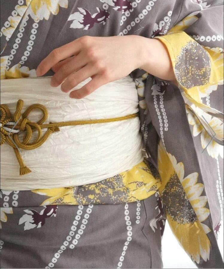 お任せ下駄+お任せ帯締+画像と同じ帯つき◆◆utataneブランド浴衣◆