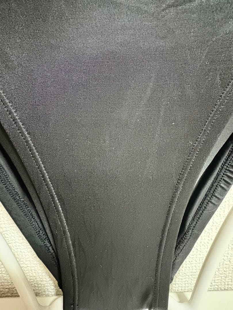 MIZUNO 初期マイティライン M うろこ模様 競泳水着 強光沢 ハイカット黒