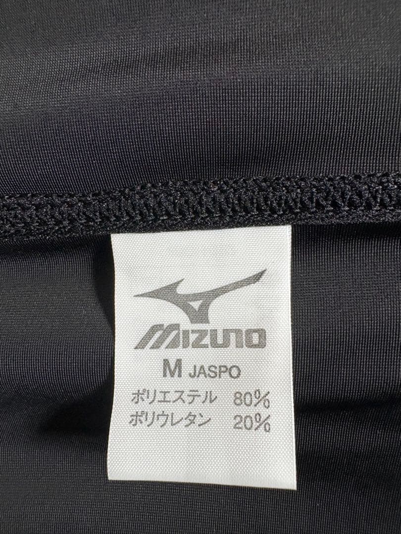 MIZUNO 初期マイティライン M うろこ模様 競泳水着 強光沢 ハイカット黒