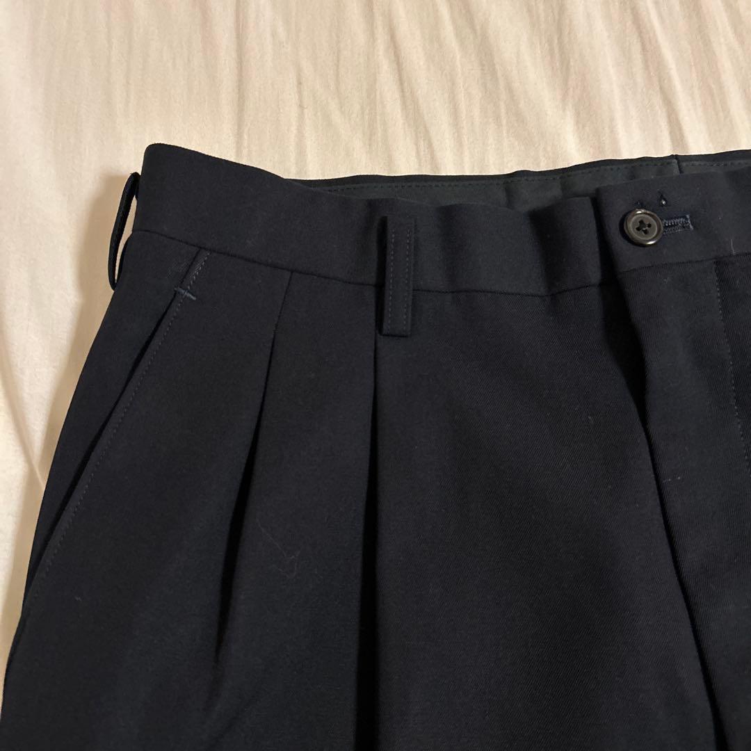 【希少L】90s Ys for men ワイズ 2タック ウールスラックスパンツ