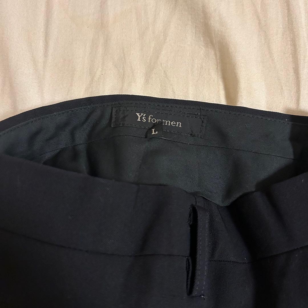 【希少L】90s Ys for men ワイズ 2タック ウールスラックスパンツ