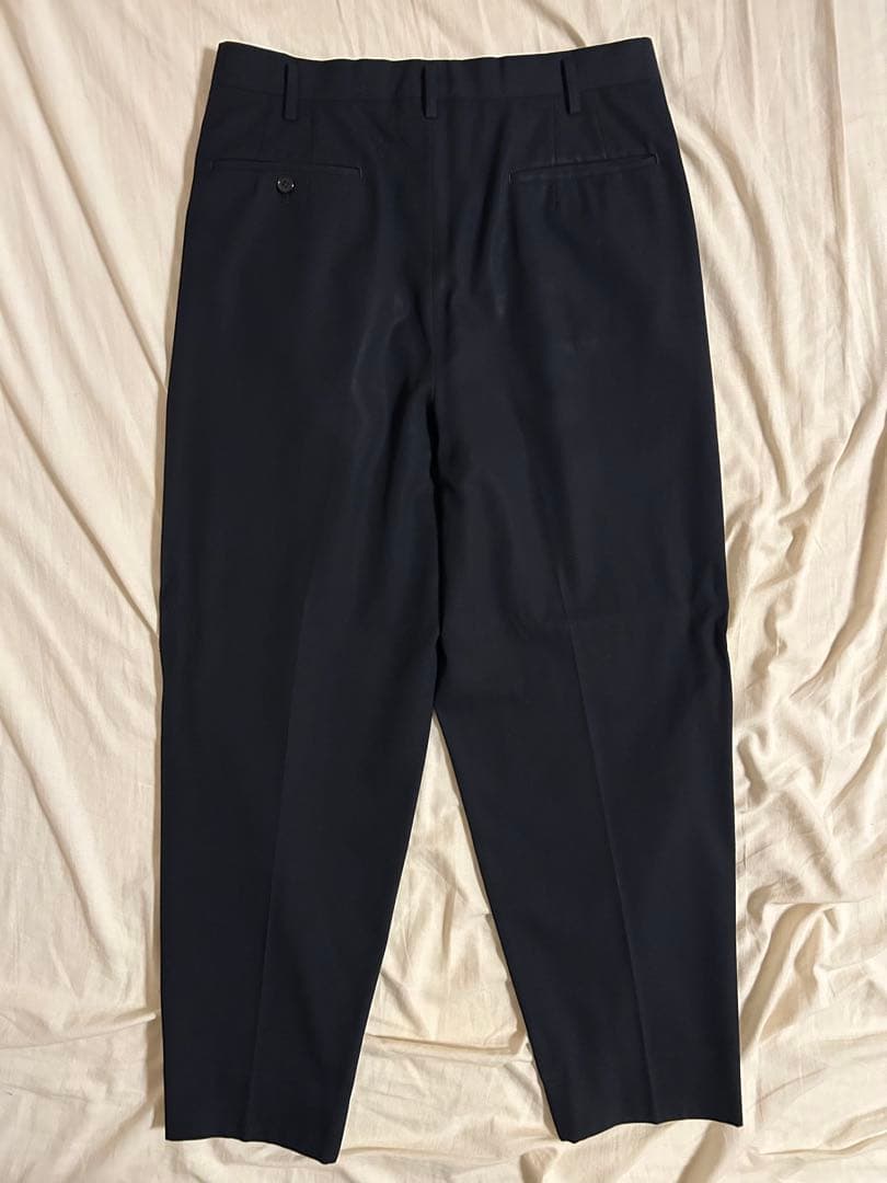 【希少L】90s Ys for men ワイズ 2タック ウールスラックスパンツ