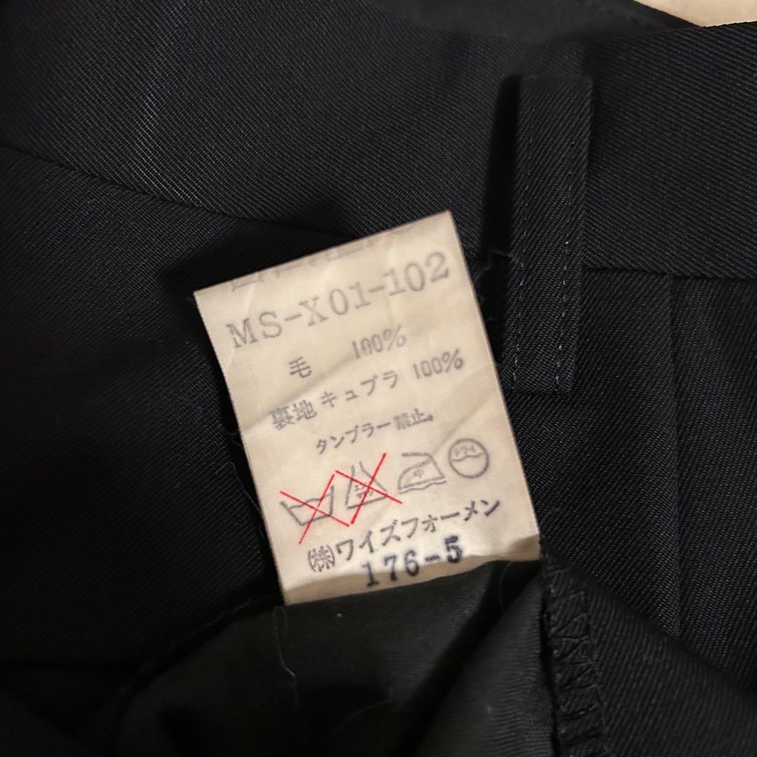 【希少L】90s Ys for men ワイズ 2タック ウールスラックスパンツ
