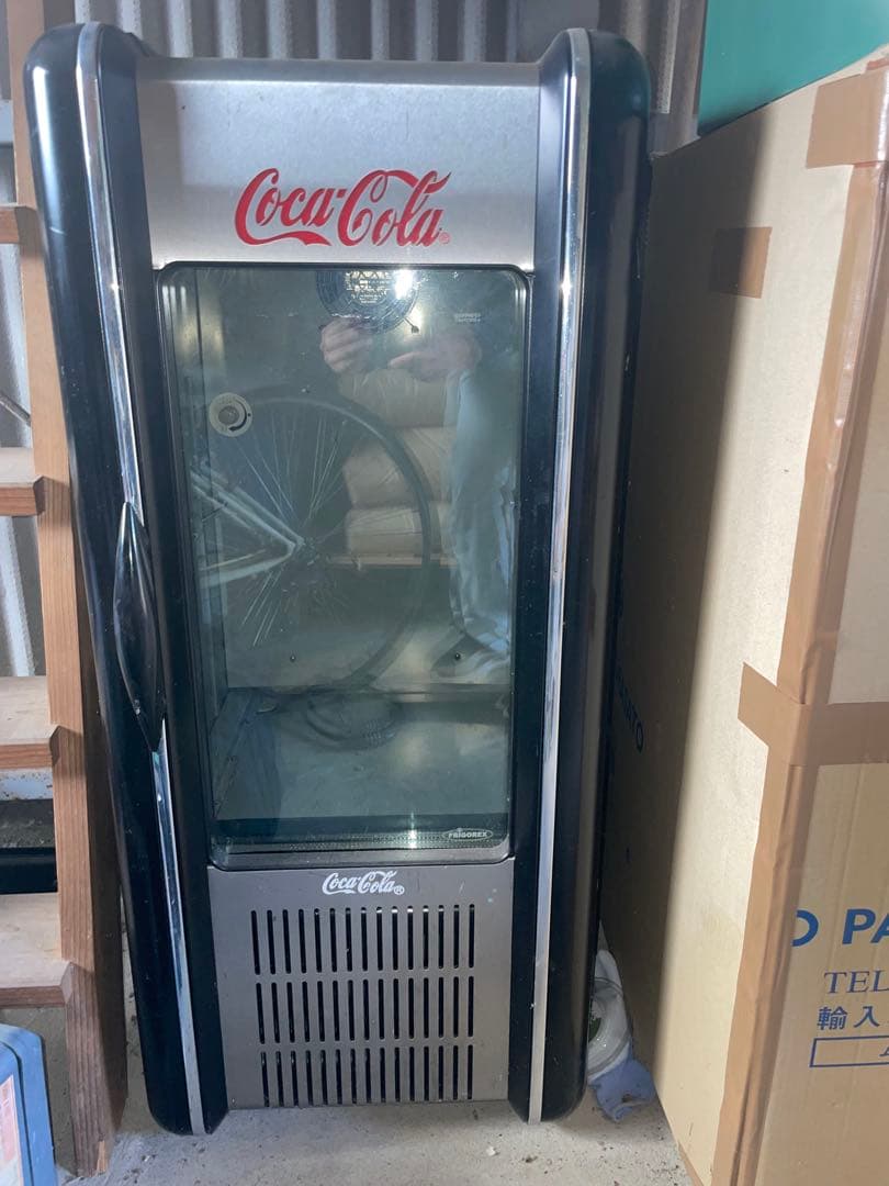 冷蔵庫 150W コカコーラ　激レア レトロ　ブラック　ビンテージ
