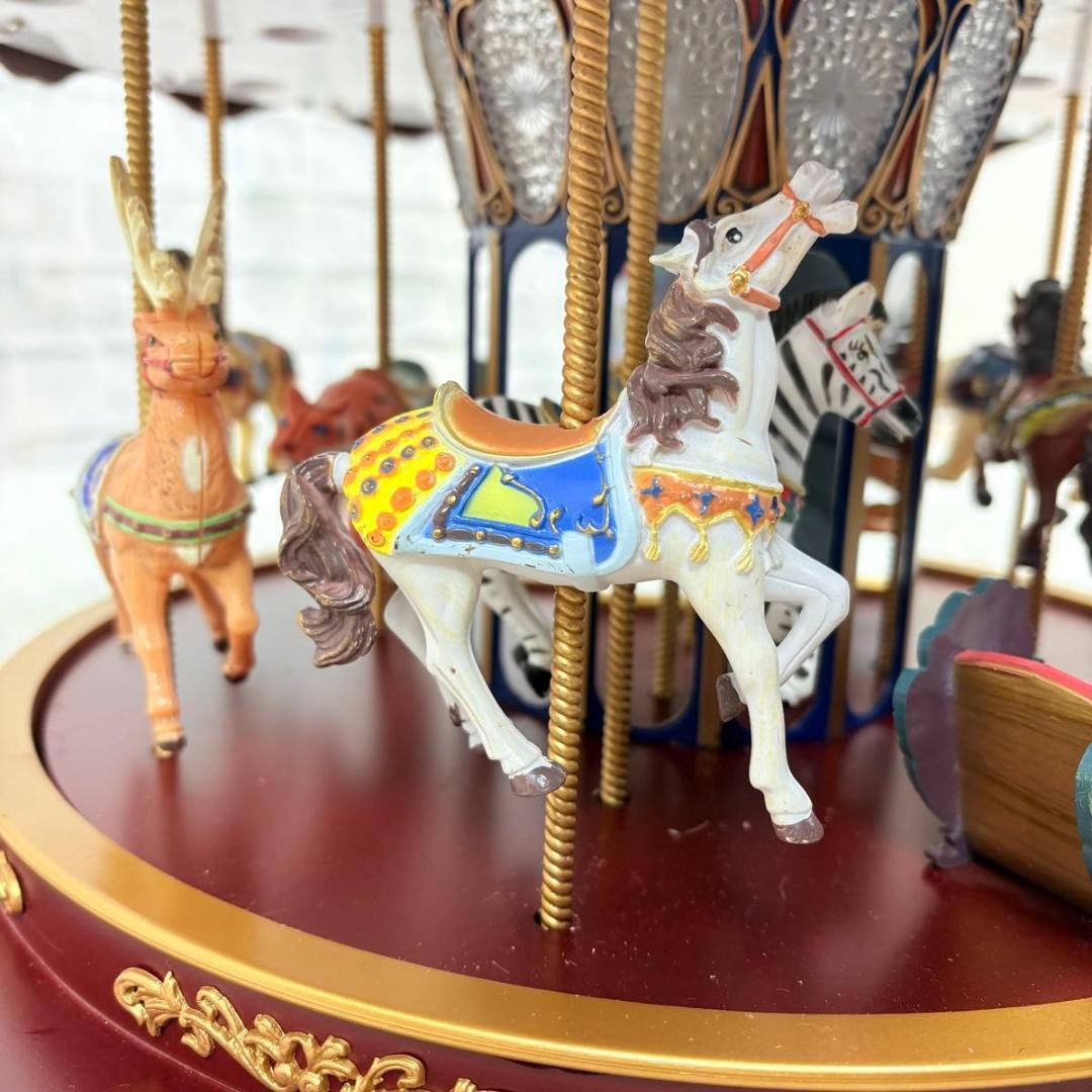 ミスタークリスマス メリーゴーランド 大型 Christmas オルゴール 回転