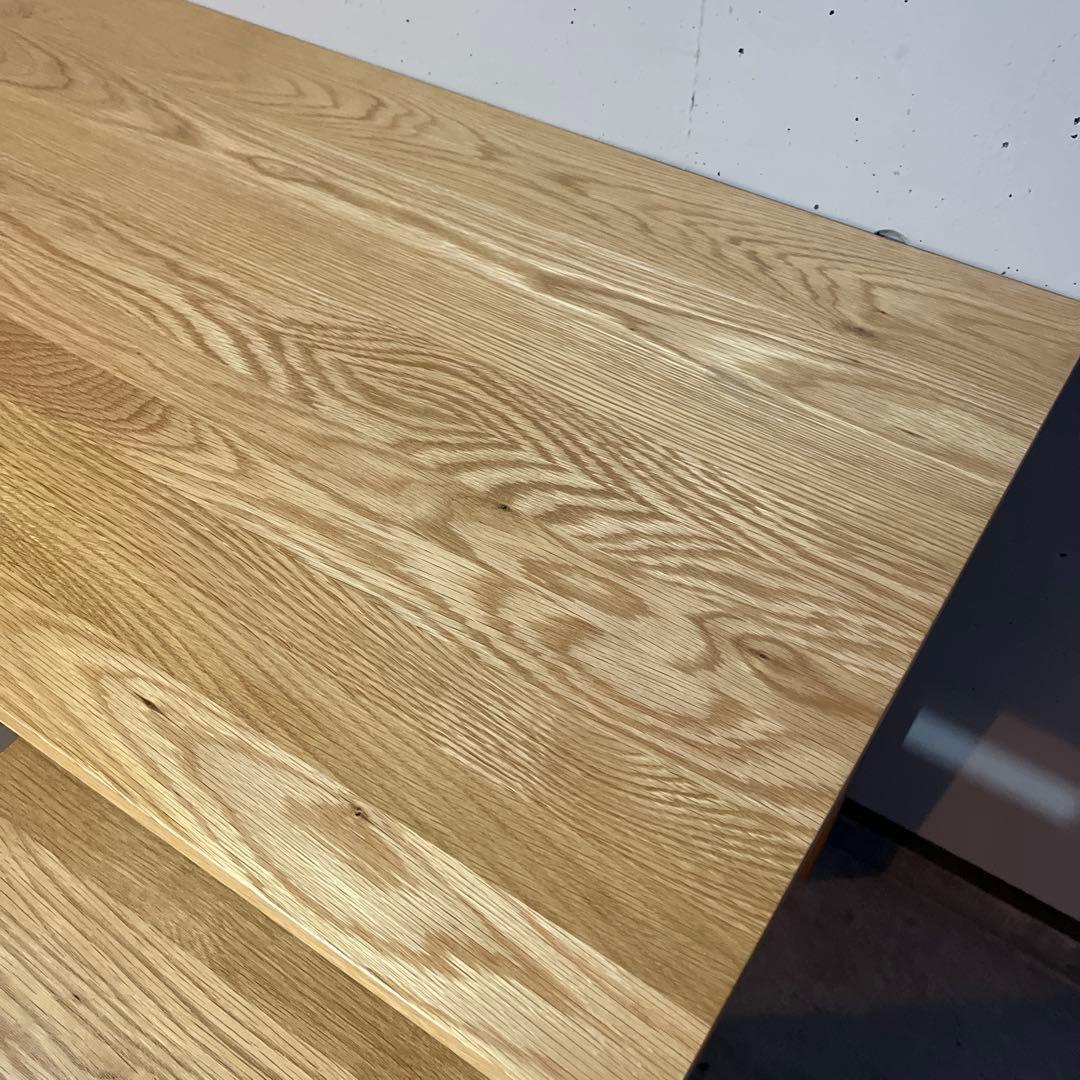 無印★無垢材デスク・オーク材・デスクキャビネットセット