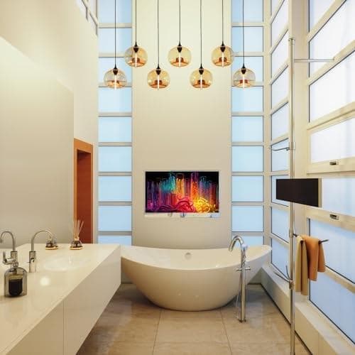 展示品 elecsung 防水テレビ お風呂 27V型 浴室用スマートミラーTV